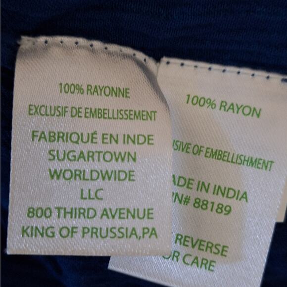 KENLI MIDI COVER-UP DRESS IN INDIGO OMBRE - Picture 11 of 12